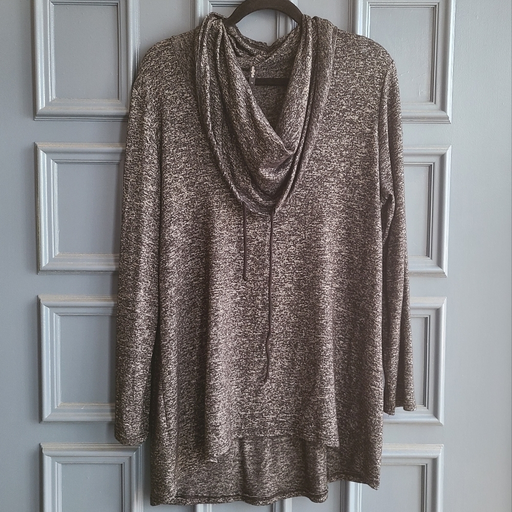 EDISTA Cowl Neck 💖2 for $20 💖 grey Sweater size 1X